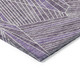 8' X 10' Purple And Ivory Geometric Washable Indoor Outdoor Area Rug