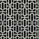 10' X 14' Black And Ivory Geometric Washable Indoor Outdoor Area Rug