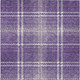 9' X 12' Purple Gold And Ivory Plaid Washable Indoor Outdoor Area Rug