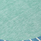 5' X 8' Teal Blue And Aqua Striped Washable Indoor Outdoor Area Rug