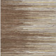 3' X 5' Brown Beige And Ivory Striped Washable Indoor Outdoor Area Rug