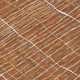8' Brown Copper And Gray Round Striped Washable Indoor Outdoor Area Rug