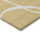8' X 10' Gold And Ivory Abstract Washable Indoor Outdoor Area Rug