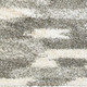 5' X 8' Gray And Ivory Geometric Pattern Area Rug