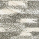 7' X 10' Gray And Ivory Geometric Pattern Area Rug