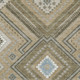 3' X 5' Beige Gray And Ivory Tribal Washable Indoor Outdoor Area Rug