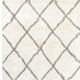10' X 13' Ivory And Gray Geometric Lattice Area Rug