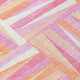 10' X 14' Blush Ivory And Orange Geometric Washable Indoor Outdoor Area Rug
