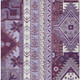 10' X 14' Purple Lavender And Ivory Aztec Washable Indoor Outdoor Area Rug