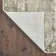 10' X 14' Gray And Ivory Abstract Hand Loomed Distressed Area Rug
