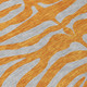 3' X 5' Copper And Gray Animal Print Washable Indoor Outdoor Area Rug