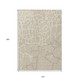 10' X 14' Beige And Tan Abstract Washable Indoor Outdoor Area Rug