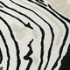 5' X 8' Black Gray And Ivory Abstract Washable Indoor Outdoor Area Rug