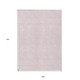 9' X 12' Pink And Ivory Geometric Washable Indoor Outdoor Area Rug