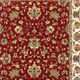 8' X 11' Red And Ivory Oriental Area Rug