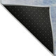 3' X 5' Blue Ivory And Gray Abstract Washable Indoor Outdoor Area Rug