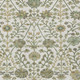 3' X 5' Ivory Green And Brown Floral Washable Indoor Outdoor Area Rug