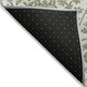 10' X 14' Ivory Green And Brown Floral Washable Indoor Outdoor Area Rug