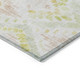 5' X 8' Pink Green And Beige Geometric Washable Indoor Outdoor Area Rug