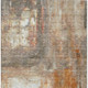 5' X 8' Copper Ivory And Brown Abstract Washable Indoor Outdoor Area Rug