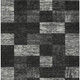 8' X 10' Black And Gray Geometric Washable Indoor Outdoor Area Rug