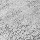 5' X 8' Gray And Ivory Oriental Washable Indoor Outdoor Area Rug