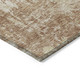5' X 8' Copper And Beige Abstract Washable Indoor Outdoor Area Rug