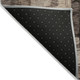 3' X 5' Brown Black And Tan Abstract Washable Indoor Outdoor Area Rug