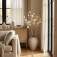 Set of Two 3" Beige Artificial