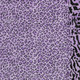 8' X 10' Purple Animal Print Washable Indoor Outdoor Area Rug
