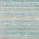 3' X 5' Teal Blue Striped Washable Indoor Outdoor Area Rug