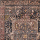 3' X 5' Charcoal Medallion Washable Indoor Outdoor Area Rug