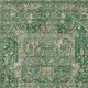 3' X 5' Emerald Medallion Washable Indoor Outdoor Area Rug