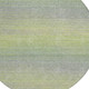 8' Artichoke Green Round Striped Washable Indoor Outdoor Area Rug
