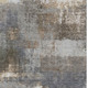 5' X 8' Khaki And Brown Abstract Washable Indoor Outdoor Area Rug