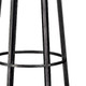 40" Black Distressed Geometric Metal Lantern Candle Holder