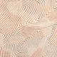 6' X 8' Beige Orange And Brown Geometric Washable Area Rug With UV Protection