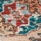 8' X 11' Orange And Red Tribal Washable Area Rug With UV Protection