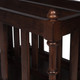 17" Brown Solid Wood Magazine Holder