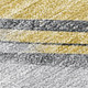 5' X 8' Gold And Gray Striped Washable Indoor Outdoor Area Rug