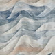 8' X 10' Blue And Ivory Abstract Washable Indoor Outdoor Area Rug