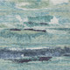 9' X 12' Sage Teal Blue And Navy Blue Abstract Washable Indoor Outdoor Area Rug