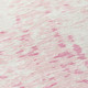 8' Pink And Ivory Round Abstract Washable Indoor Outdoor Area Rug