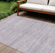 9' X 12' Lavender And Lilac Abstract Washable Indoor Outdoor Area Rug