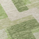 9' X 12' Green Sage And Beige Geometric Washable Indoor Outdoor Area Rug