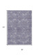8' X 10' Purple And Ivory Geometric Washable Indoor Outdoor Area Rug