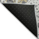 5' X 8' Gray And Ivory Abstract Washable Indoor Outdoor Area Rug
