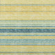 8' X 10' Yellow Denim Blue And Sky Blue Striped Washable Indoor Outdoor Area Rug