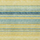 9' X 12' Yellow Denim Blue And Sky Blue Striped Washable Indoor Outdoor Area Rug