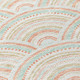 8' X 10' Linen Orange And Ivory Geometric Washable Indoor Outdoor Area Rug